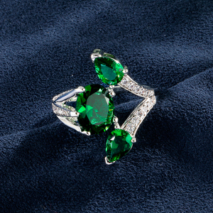 Rakol <span class=keywords><strong>rp2025</strong></span> 925 Sterling Silver nhẫn Nhẫn pha lê cho phụ nữ - Product Image 2