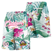 Short de basket-ball à motif de sublimation Short unisexe en maille pour l'entraînement physique et le sport en maille avec poche