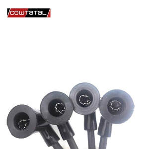 สายหัวเทียน90919-22211 9091922211สำหรับ Toyota <span class=keywords><strong>Corolla</strong></span> <span class=keywords><strong>Levin</strong></span> สายเคเบิลจุดระเบิด AE95 AE91