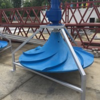 Mélangeur hyperboloïde haute performance pour réservoir anoxique des stations d'épuration des eaux usées