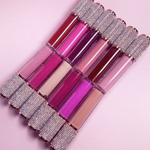 Best Selling Customize OEM Bulk Black Matt Lip Glaze Vendor Pigmented <strong>Pink</strong> Dark <strong>Brown</strong> Glitter Liquid Matte <strong>Lipstick</strong> - Product Image 5