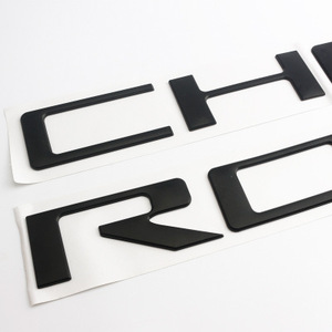 Lettres 3D en relief pour <span class=keywords><strong>voiture</strong></span>, autocollants adhésifs en ABS pour Silverado 1500 2500 HD 2019-2024, emblèmes autocollants, garantie 1 an - Product Image 1