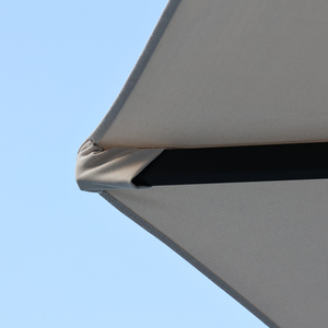 Parasol cantilever pliable en aluminium personnalisé, étanche, pour hôtel et usage commercial extérieur DC-UP-107 - Product Image 4