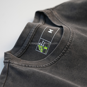 T-Shirt Vintage alla Moda, Crop Top, Vestibilità Ampia, Collo Tondo, Manica Corta, 100% Cotone Traspirante - Product Image 5