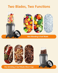 2025 thiết kế mới đa chức năng cá nhân kích thước máy xay sinh tố 600ml công suất với lưỡi thép không gỉ cho smoothies ngoài trời sử dụng nhà bếp - Product Image 6