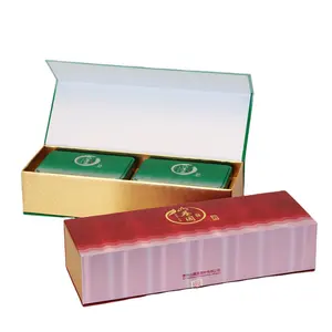 Custom luxury tea leaf magnetic gift box honey and tea bags set paper packaging box unique flower tea gift box eco friendly