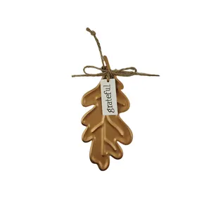 Dekorasi kayu dapat disesuaikan emas lucu kayu Natal pohon kustom tanda kayu Logo tanda pintu dengan Label huruf