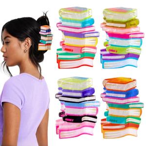 Pince à cheveux créative en forme de dessin animé, très vendue - Pince à cheveux polyvalente à imprimé léopard pour chignon, queue de cheval et coiffures relevées - Product Image 2