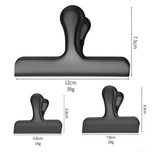 Clips de conservation alimentaire en acier inoxydable pour cuisine, personnalisables avec logo, pour cadeaux promotionnels - Product Image 2