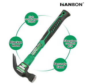 Tùy chỉnh 8/16oz thép carbon Claw búa với sợi xử lý - Product Image 4