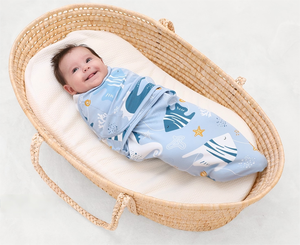 Couverture d'emmaillotage pour bébé nouveau-né, sac de couchage réglable avec fermeture éclair facile à changer - Product Image 4