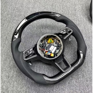 Volante Deportivo de Lujo con Acabado Mate de Fibra de Carbono para 911 993 964 Classic Flat Bottom - Product Image 1