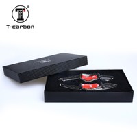 Palettes de changement de vitesse en fibre de carbone pour Volkswagen MK5 MK6, extensions de palettes de volant, accessoires intérieurs T-carbon