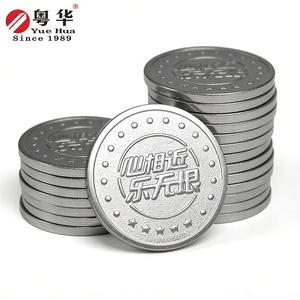 Jetons métalliques personnalisés à bas prix avec logo, pièces de monnaie en acier inoxydable pour machines d'arcade et équipements de lavage de voitures - Product Image 5