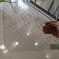 Verre filé Nashiji ignifuge et antivol de 6 mm, pour portes, fenêtres, murs-rideaux et balcons