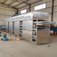 Industriële Continue 5-laags Mesh Banddroger Dehydrator Gedroogde Groenten Fruit Hete Lucht Drogen Dehydrating Machine Plc Controle