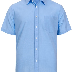 Chemises d'été légères à boutons pour hommes, en coton respirant, avec logo personnalisé, idéales pour la plage et les voyages - Product Image 2