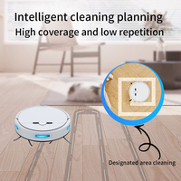 Aspirateur robot électrique intelligent OEM avec filtre HEPA, moteur sans balais, contrôlé par application, pour usage hôtelier et domestique, nettoyage automatique humide/sec