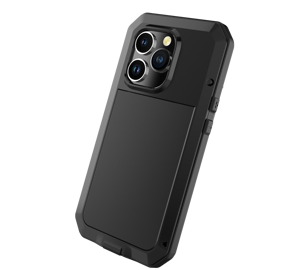 Étui en métal Tenchen robuste avec écran de protection complète du corps étanche antichoc étui de qualité robuste pour iPhone14 15 - Product Image 2