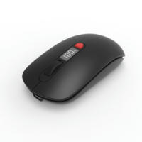 Souris sans fil multicolore OEM ODM BT 5.0 & 2.4G Tri-Mode Type-C Écran LED rechargeable Ergonomique Gaucher 1600 DPI
