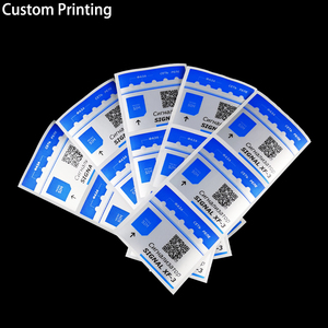 Tùy Chỉnh Cuộn Dán Không Thấm Nước Cho Nhựa Thực Phẩm Trong Suốt Chết Cắt Sticker In Ấn Bạc Mã QR Dịch Vụ Hộp Nhãn - Product Image 6