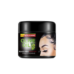 Gel Coiffant Tressé Noir <span class=keywords><strong>Imperméable</strong></span> Prix Usine, Cire Coiffante Végane Fixation Forte, Produit Coiffant <span class=keywords><strong>Femme</strong></span> Vente en Gros - Product Image 1