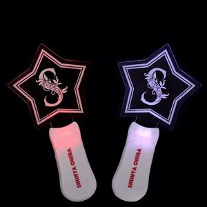 Bâton lumineux DMX à logo personnalisé, contrôle centralisé, en acrylique japonais, effet étoilé, pour promotion et fournitures de fête - Vente chaude - Product Image 2