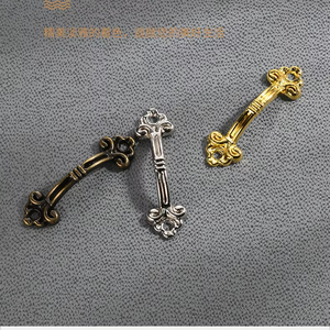 Modern Small Zinc Alloy <b>Drawer</b> Handle for Jewelry Box Gift Box Packaging Accessories Kitchen Use - Product Image 1