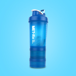 Botella mezcladora de proteínas Met-Rx de 500 ml, vaso deportivo reutilizable para hombres y mujeres - Product Image 3
