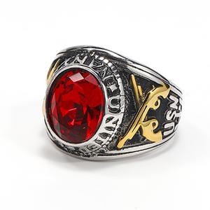 Moda europea y americana personalidad punk rock titanio acero fuego nube anillo masculino retro tendencia <span class=keywords><strong>Street</strong></span> <span class=keywords><strong>Fighter</strong></span> - Product Image 4