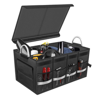 Nouvel Organisateur de Coffre de Voiture en Polyester de Luxe, Portable, Grande Capacité, Boîte de Rangement Pliable