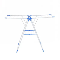 Séchoir à linge pliable portable d'intérieur pour vêtements, style aile, pour agent d'achat domestique