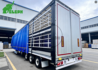 Pièces personnalisées de remorque SKD ccd, 3 axes, remorque latérale pour camion, pièces de remorque latérales
