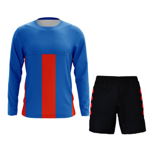 Factory New Design <b>Cheap</b> Goalkeeper Uniform <b>Set</b> Customizable Unisex Short Printed Quick-Dry Breathable 100% Polyester Sports - Product Image 1