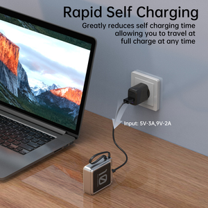 ASPOR <span class=keywords><strong>CH55</strong></span> 10000mAh Magnetische Kabellose Powerbank mit Digitalem Batteriestatus-Anzeiger, Schnelles PD-Laden - Product Image 3
