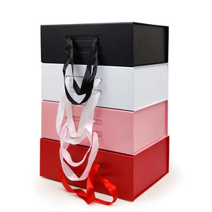 Boîte d'emballage minimaliste de luxe avec impression personnalisée bijoux verre <span class=keywords><strong>à</strong></span> vin bougie chocolat papier ondulé - Product Image 2
