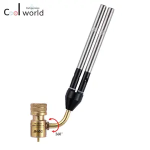 CWD-5D Dual tip hand torch with accurate orifice size for HVAC soldering and brazing