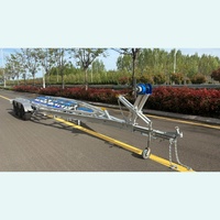 Remorque bateau en aluminium HOIRO 4,5t de 33 pieds, grande taille, haute qualité, forte capacité de charge, style tendance, prix usine, certification VIN CE DOT