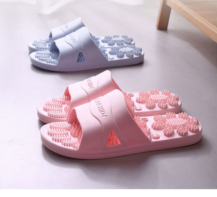 Women Men Thick Platform Slides Indoor Bathroom Slippers EVA Home Shoes