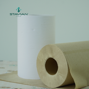 Nuevo Top 18 Gsm 2-Ply Micro Relieve Toalla de cocina/Mano 210 Rollo 595x400x220 Blanco 8,3 Pulgadas Virgin Center Pull Nonwoven - Product Image 5