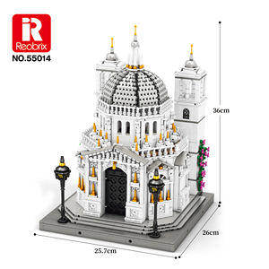 Reobrix 55014 Set de Bloques de Construcción de la Catedral de Venecia, 4277 Piezas, Modelo Arquitectónico a Escala 1:180 con Kit de Luces LED, Nuevo Lanzamiento 2026 - Product Image 3