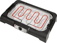 Nouveau modèle 2026 – Barbecue électrique portable de table 2000 W avec contrôle de température réglable, idéal pour l'intérieur, revêtement antiadhésif (norme US)
