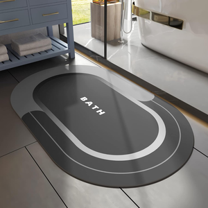 Tappetino da <span class=keywords><strong>Bagno</strong></span> Personalizzato CF, Antiscivolo, ad Asciugatura Rapida, in Fango di Diatomee, Super Assorbente, <span class=keywords><strong>Impermeabile</strong></span>, per Pavimento e Vasca - Product Image 1