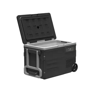 Alpicool - Mini geladeira portátil de uso doméstico, fácil de transportar, com zona única, para uso doméstico, em carro, caminhão, auto-condução, para viagens, compacto