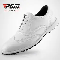 PGM XZ129 Microfibre PU Sepatu Golf Kustom Tahan Air Sepatu Golf untuk Pria