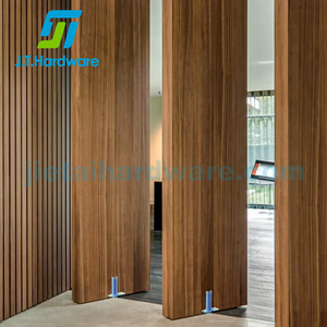 Système de pivot de porte en bois en acier inoxydable à rotation libre robuste de 500 kg, système de charnière à pivot dissimulé avec pivot supérieur réglable - Product Image 5