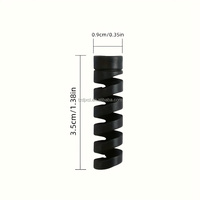 Manchon de protection en plastique de 18 mm pour câbles de données, organisateur pour câbles de charge de téléphones portables, ordinateurs et tablettes