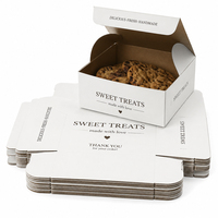 Boîte à biscuits en carton pliable XJY, emballage personnalisé, impression personnalisée, boîte à gâteaux pour fête, dessert, livraison