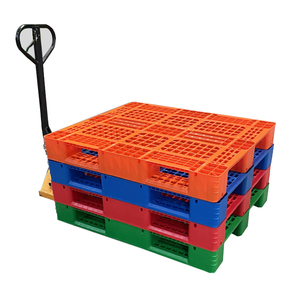 Heavy Duty 3 Skids Industry Utilizado Palé <span class=keywords><strong>de</strong></span> plástico Euro Carretilla elevadora Palet Racking Almacén Palé <span class=keywords><strong>de</strong></span> plástico - Product Image 4