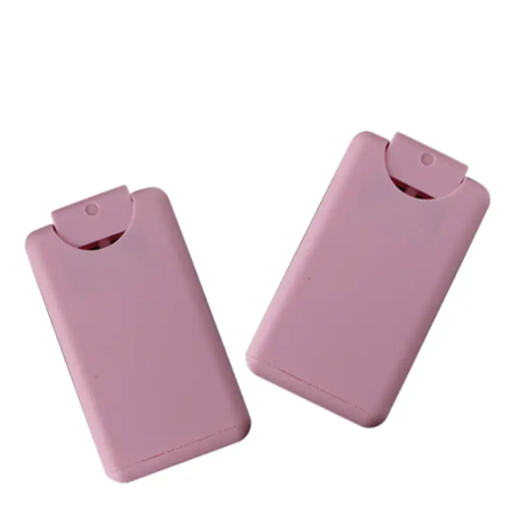 OEM OEM custom 15ml 20ml PP Plastic Pocket credit card perfume Spray bottle manufacturer/wholesale
